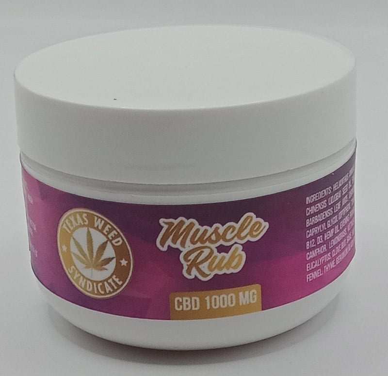 1000mg Full Spectrum CBD Muscle Rub For Sale