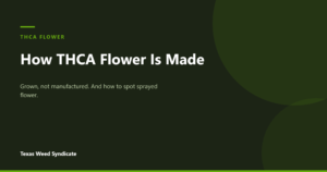 Read more about the article How THCA Flower Is Made, And How To Spot Flower That Has Been Sprayed